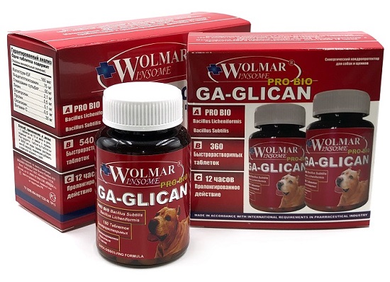 Хондропротектор для собак WOLMAR WINSOME PRO BIO GA-GLICAN