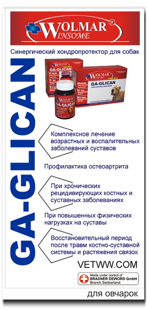 Витамины для овчарок