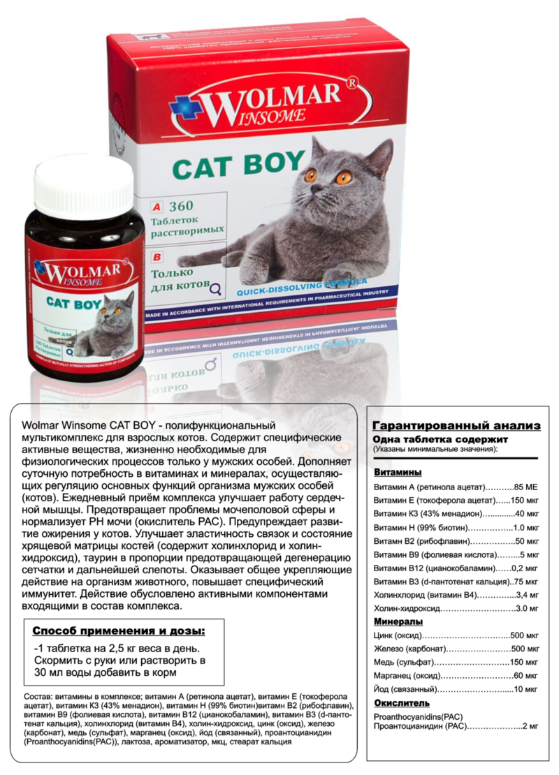 Персидские кот витамины для кота