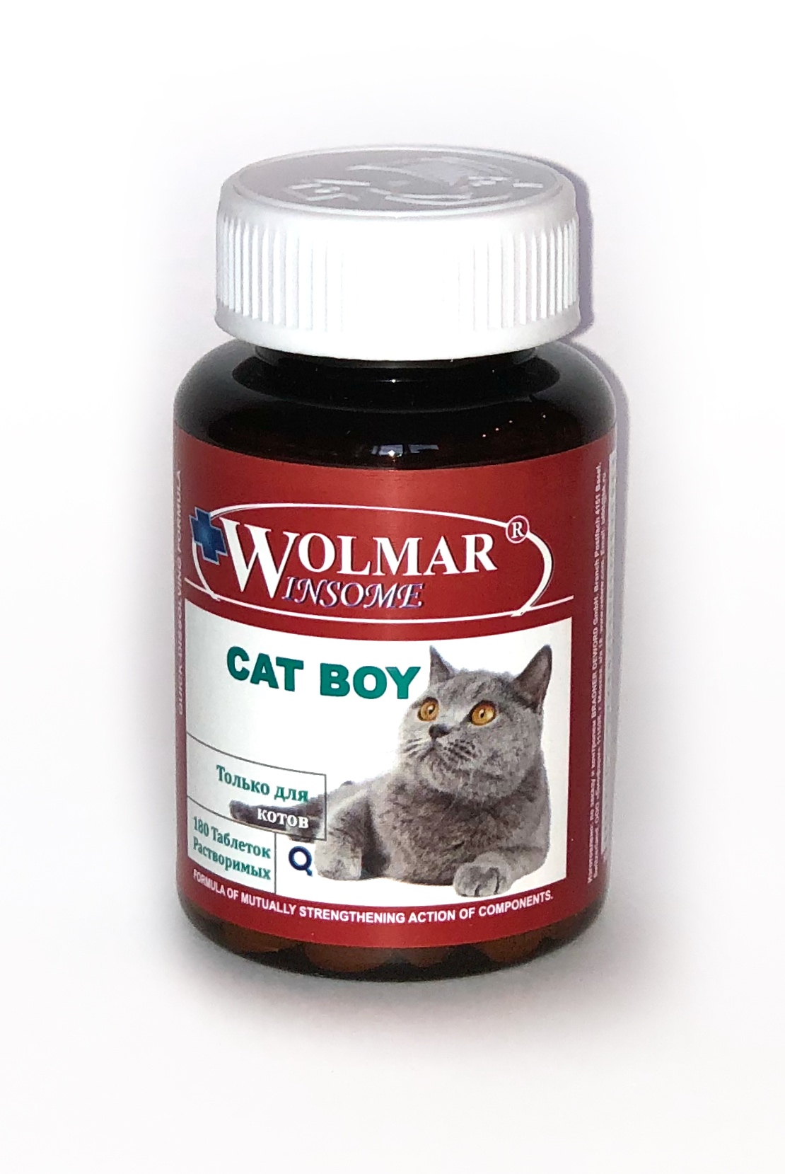Для КОТОВ в период повышенных нагрузок WOLMAR WINSOME® CAT BOY – 180 таблеток